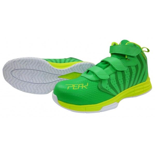 セーフティスニーカー グリーン×イエロー 27.0 BAS-4503 1足