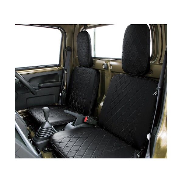 カーシートカバー ダイヤキルトダイハツハイゼット14 BK 43680808 1枚