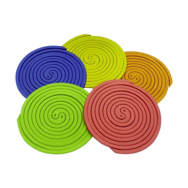 虫よけアロマ線香50巻函入5色パック