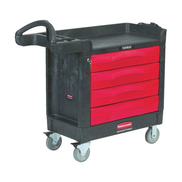 ラバーメイド ラバーメイド モービルワークセンター 引出型 ブラック 45138807 1点...