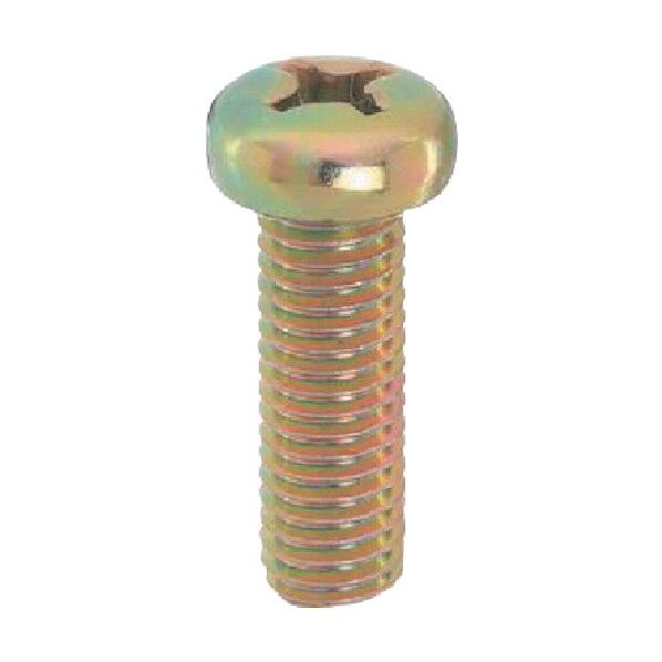 十字穴付ナベ小ねじ全ねじ クロメート