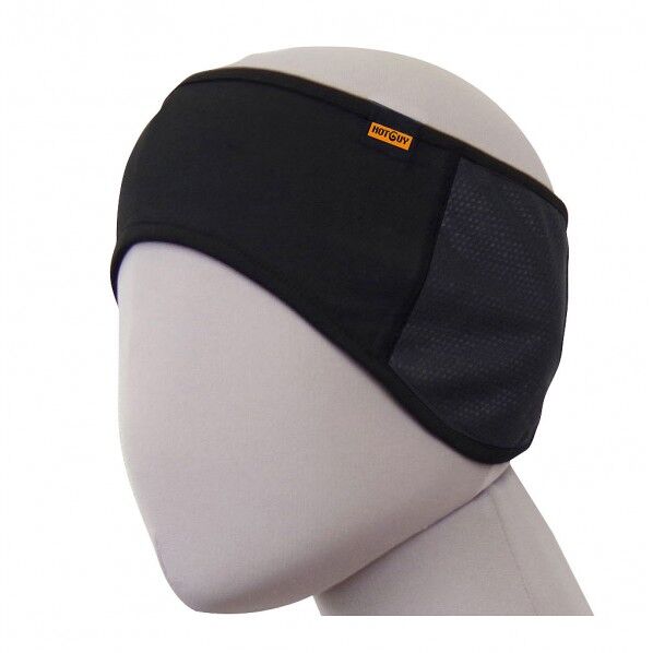 防風耳あて(裏起毛) ブラック 作業着 No3440 1組