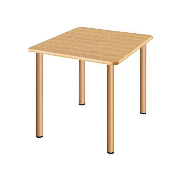 施設向テーブル ナチュラルオーク W900/D900/H700mm UFT-4S9090-NK 1台