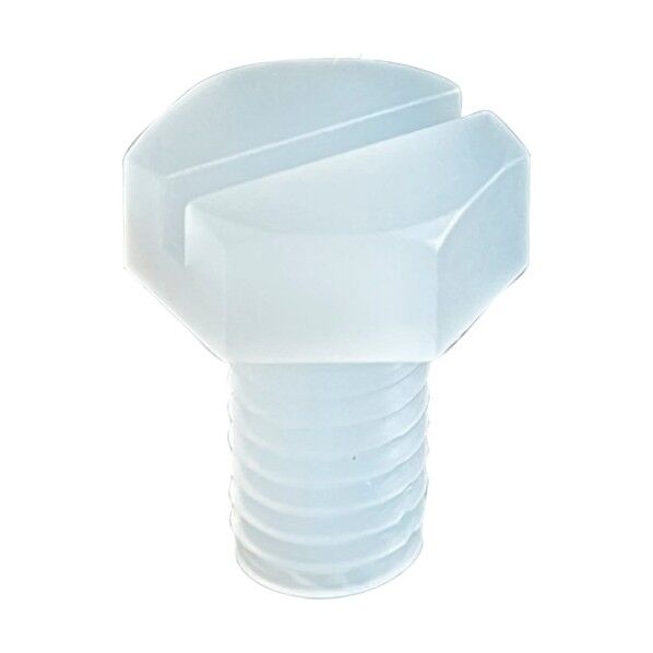 樹脂(PVDF) スリワリ付六角ボルト