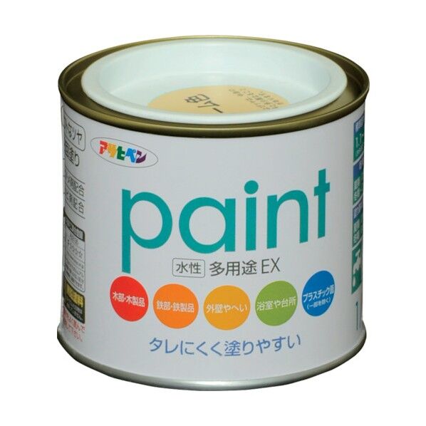 アサヒペン 水性多用途EX 1/5L クリーム色 1点
