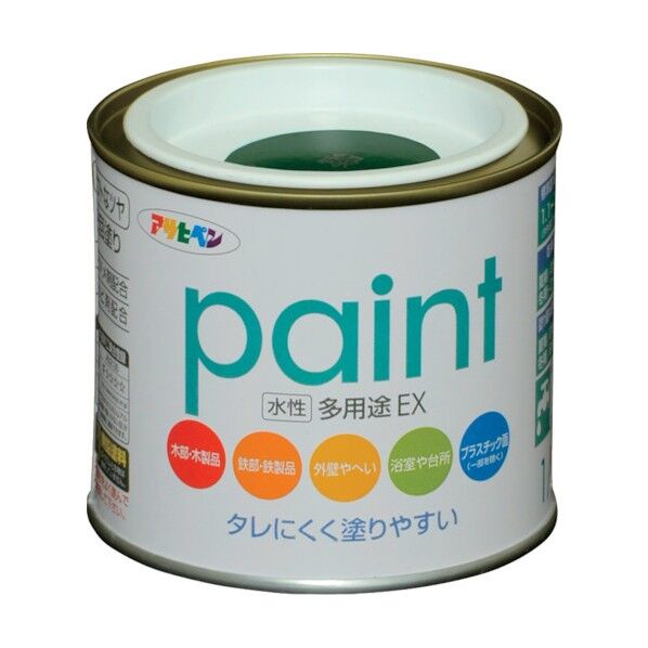アサヒペン 水性多用途EX 1/5L 緑 1点