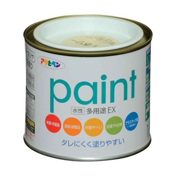 アサヒペン 水性多用途EX 1/5L アイボリー 1点