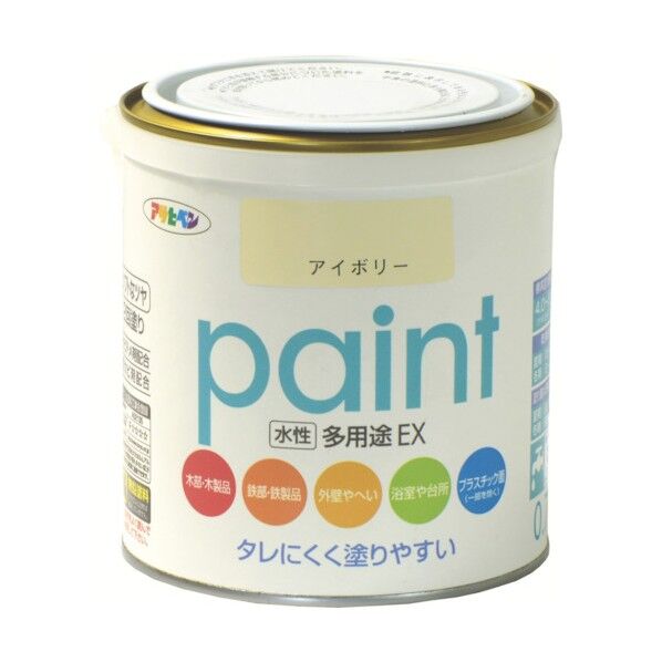 アサヒペン 水性多用途EX 0.7L アイボリー 1点