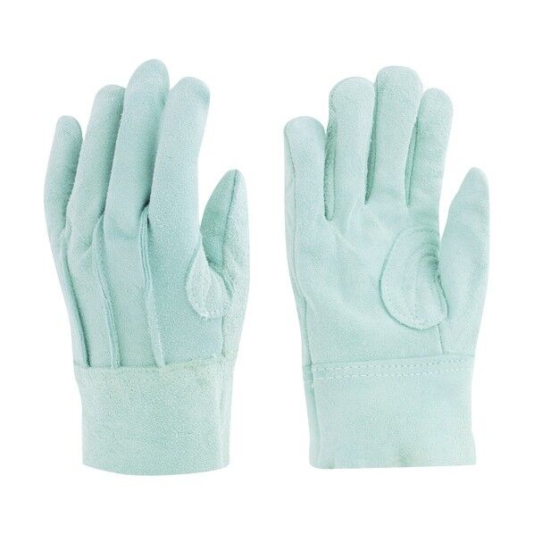 牛床革手袋 背縫い 裏メリヤス付 グレー 12双