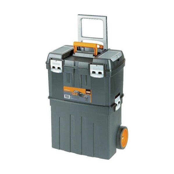 ヘビーデューティー仕様キャスター付きプラスチックボックス