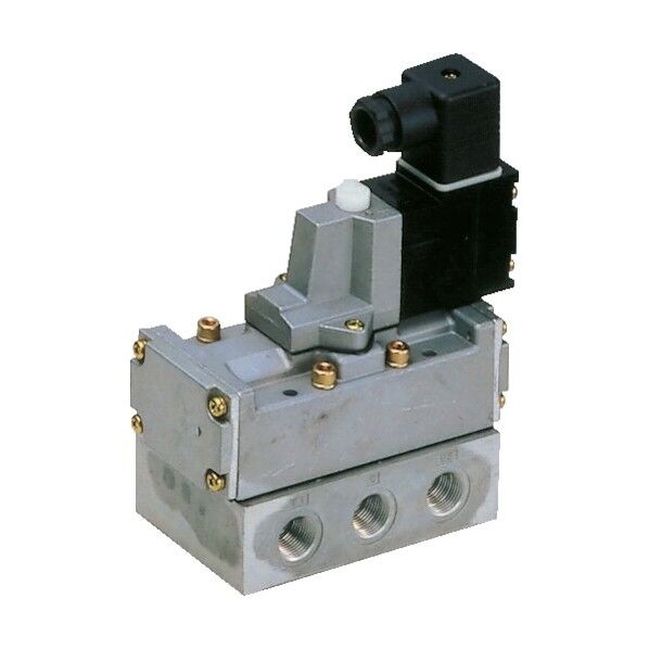 パイロット式5ポート弁 セレックスバルブ 4F5シリーズ サブプレート配管