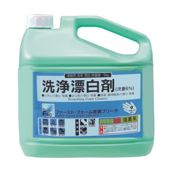 大一産業 FSCファースト・フォーム除菌ブリーチ 5kg 4981390547602 1点