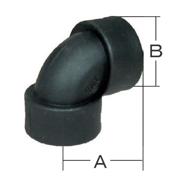 樹脂(PP)製 配管継手 エルボ