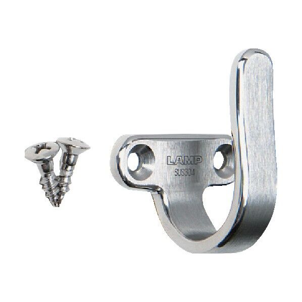 ステンレス鋼製 フック ヘアライン仕上