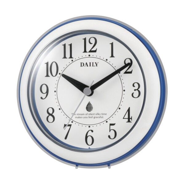 DAILY デイリー 防滴防塵時計 250 g 青/白 4KG711DN04