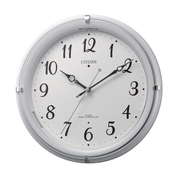 シチズン シチズン 電波掛時計(夜間自動点灯ライト付) 370 x 376 x 70 mm 4MYA37-003 1個