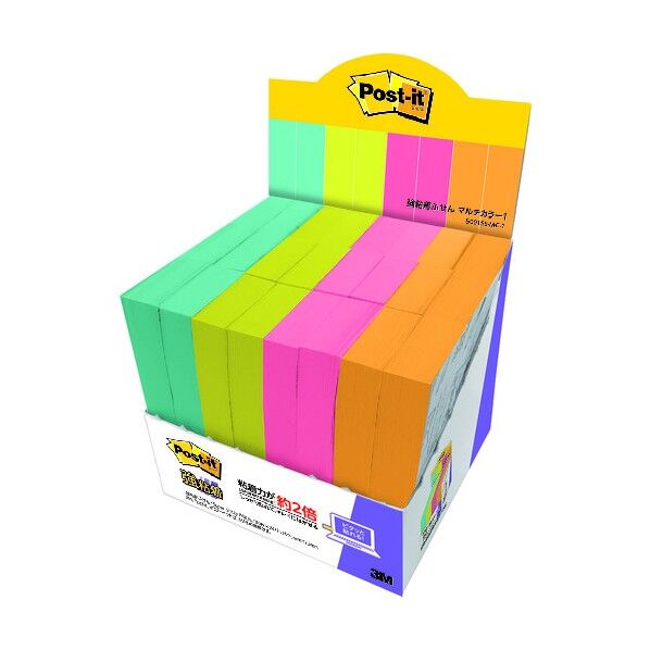 ポスト・イットR 強粘着マルチカラー 5001SS-MC-1 1個
