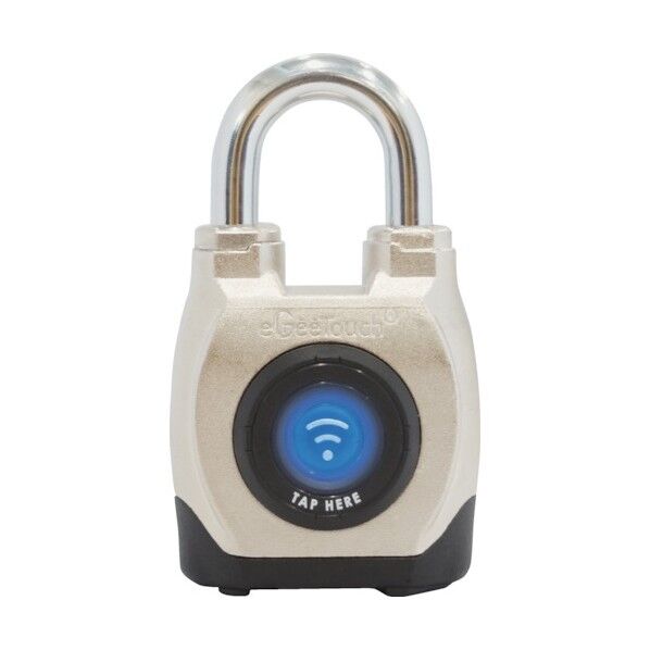 eGeeTouch防水スマートパドロック(ショートシャックル) 5-02201-94 1点