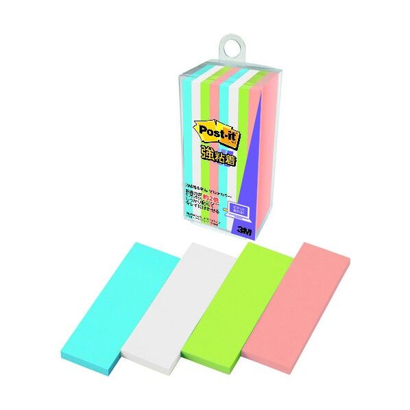 ポスト・イット強粘着見出しマルチカラー4 500SS-MC-4 1個