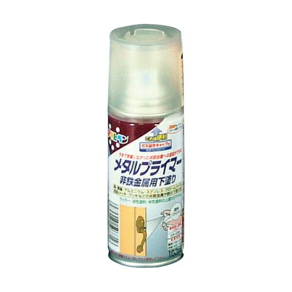 アサヒペン メタルプライマー非鉄金属用下塗り 100ml 透明(クリヤ) 1点