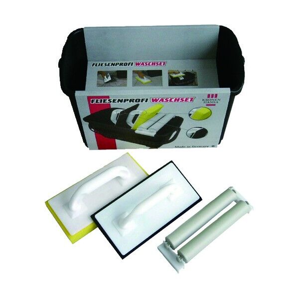 K/H 床洗浄セット バケツ22L 黒 ウォッシュフロート・塗布フロート・すすぎ