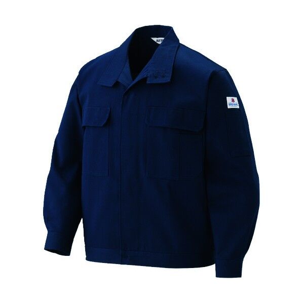 -BI 防炎ジャンパー Lサイズ ネイビ-ブル- 5201-NB-L 1点