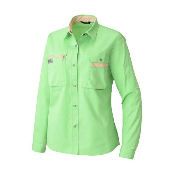 レディース長袖シャツ(薄地)AZ5329-015グリーン11 015グリーン 11 5329 1