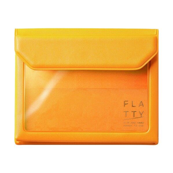 キングジム FLATTY カ－ドサイズ 黄色 5356-Y 1個