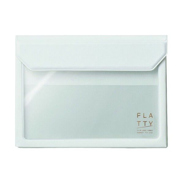 キングジム FLATTY A6サイズ 白 5360-W 1個