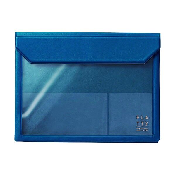 キングジム FLATTY A5サイズ ネイビ－ 5364-NY 1個