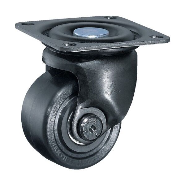 プレート式低床式超重荷重用キャスター 560S (ナイロン車) 自在
