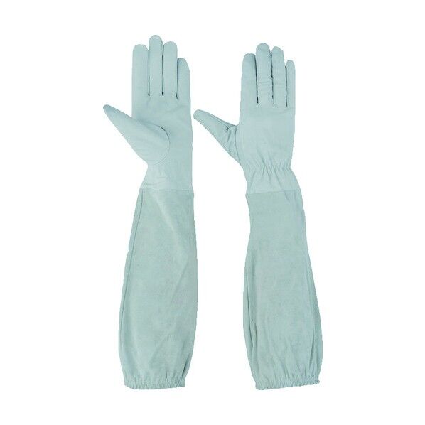 肘まで長~い革手袋