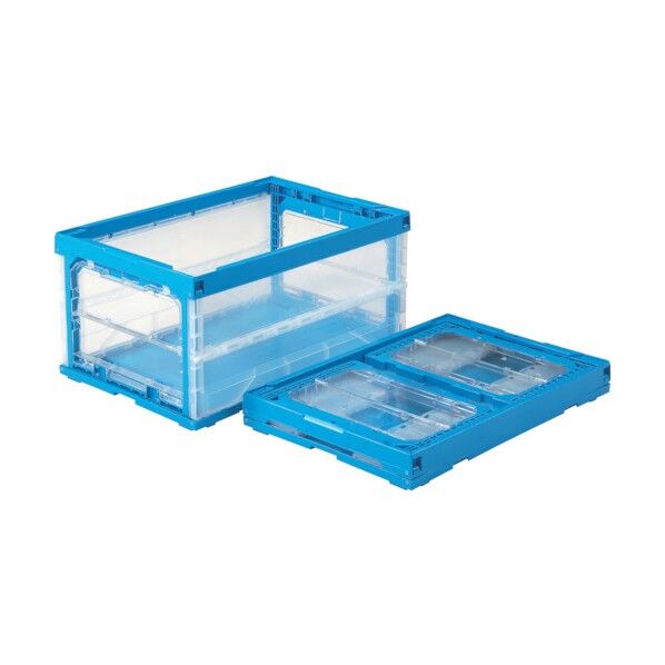 折りたたみコンテナー 557030 オリコンラックP75B-C(両短側扉あり)