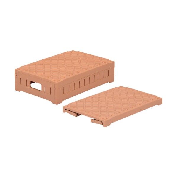 折りたたみコンテナ 559810 ディスプレイオリコン6416 ブラウン 55981000BRBEI 1点