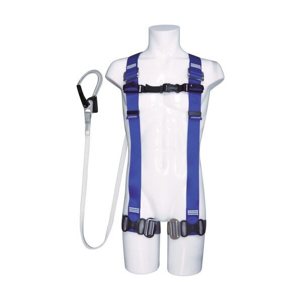 フルハーネス安全帯(ランヤード付) 551-2-N-H-B 1