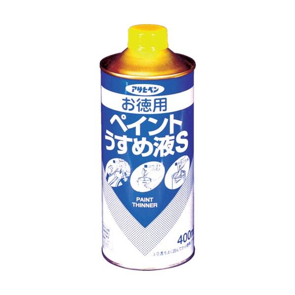 アサヒペン お徳用ペイントうすめ液S 400ml 1点