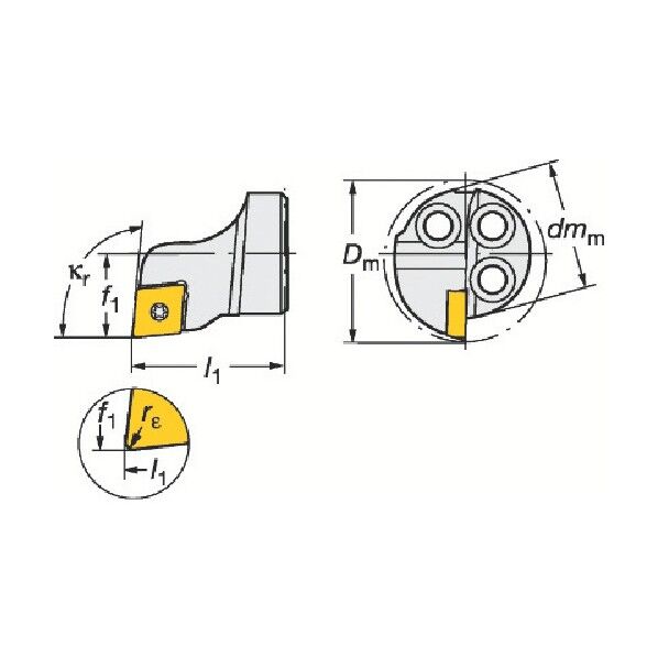 コロターンSLコロターン111用カッティングヘッド