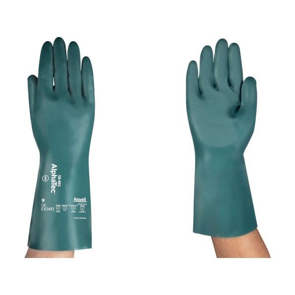 耐薬品ESD手袋 アルファテック 58-001ESD Sサイズ 58-001-7 1点