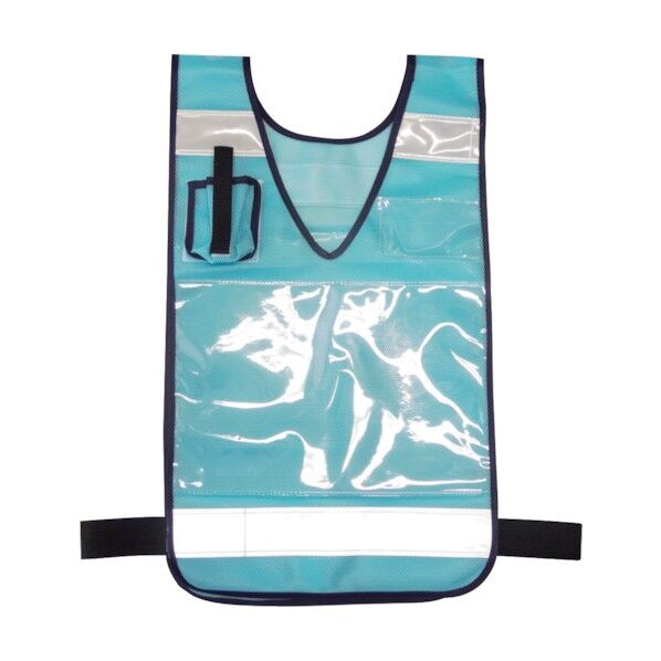 差込ベスト「差込式でええよん」(スカイブルー) 5941010 1点