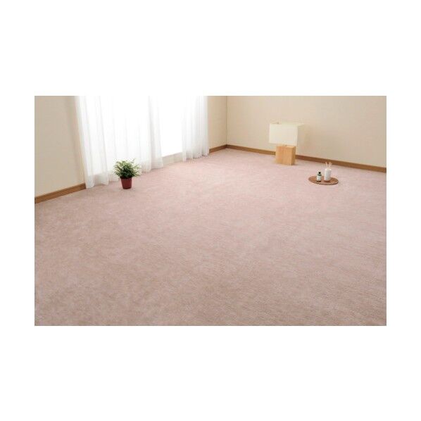 ペットにやさしい平織カーペット ラウム 江戸間6帖 ベージュ 2610×30×3520 600017560 1点