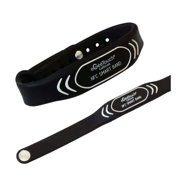 JSB TECH社 eGeeTouchNFC Smart リストバンド(黒2本セット) 5-NFC-2002WB 1点...