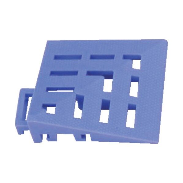 カラースノコジョイントREコーナー75mmX75mm青 600-0120 1