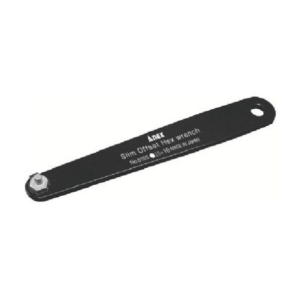 アネックス スリムオフセット六角レンチ 2.5X10 6103-2.5MM-10 1...