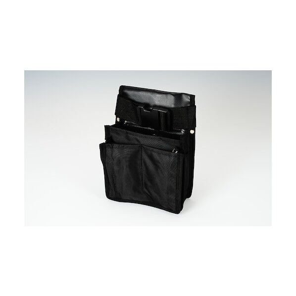 マルテー塗装用腰袋ミシン目入・ベルト付ブラック 6118070009 1枚