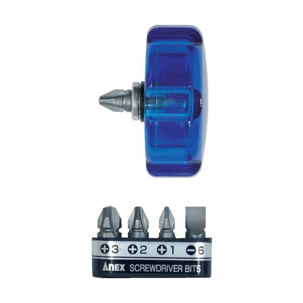 ワイドハンドル超短スタービードライバービット5本組