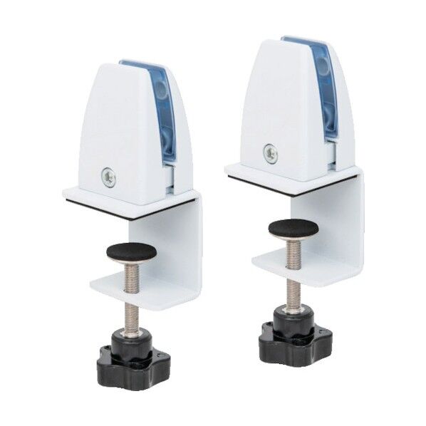 間仕切りクランプ ホワイト 62375WHT 2個