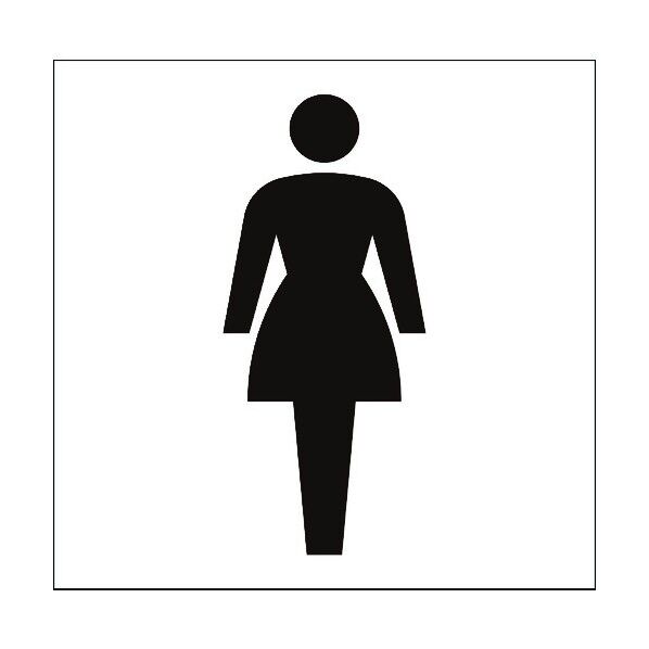 JISピクトサイン 女子 150角 6300001206 1点