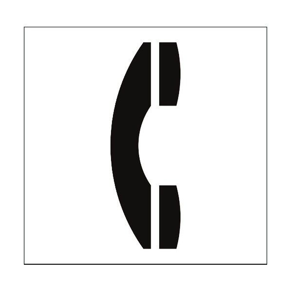 JISピクトサイン 電話 150角 6300001222 1点