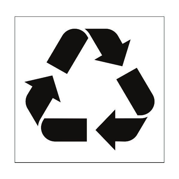 JISピクトサイン リサイクル品回収施設 150角 6300001239 1点