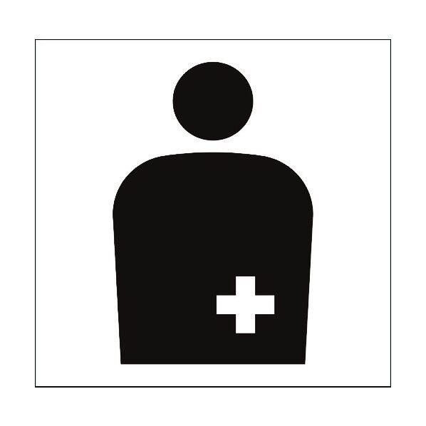 JISピクトサイン オストメイト用設備・オストメイト 150角 6300001255 1点